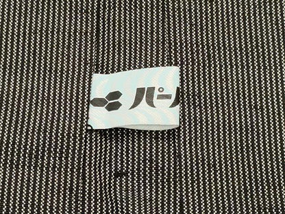 平和屋着物＃男性 男彩匠御召 長羽織 縞 反端付き 正絹 逸品 未使用 CABK3283in