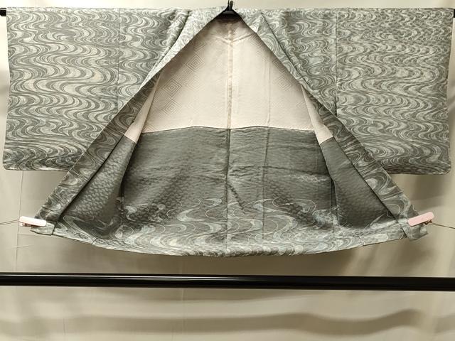 平和屋着物＃羽織 流水文 正絹 逸品 未使用 CABK3285in