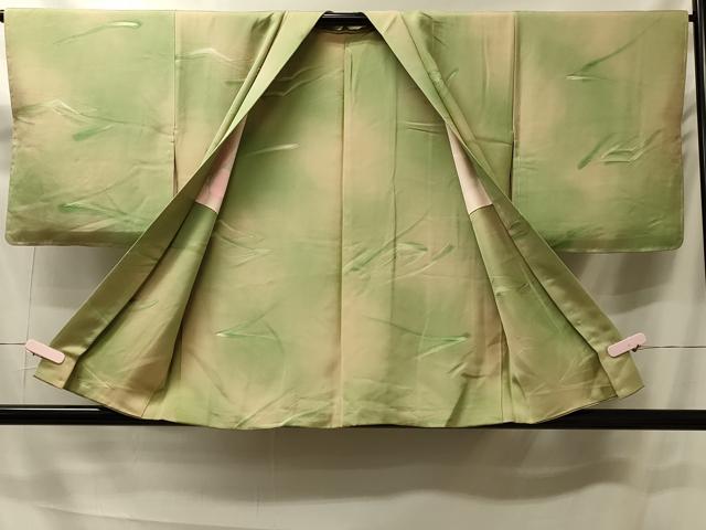 平和屋着物＃羽織 地紋起こし 霞文 暈し染め 正絹 逸品 未使用 CABK3287in