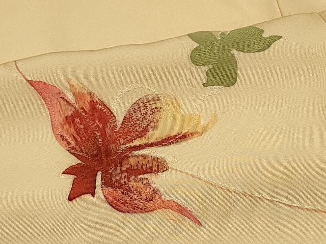 平和屋着物＃羽織　地紋起こし　蔦の葉文　正絹　逸品　未使用　CABK3292in