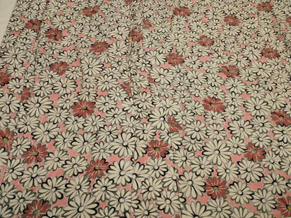 平和屋着物＃羽織　花づくし　正絹　逸品　CABK3300in