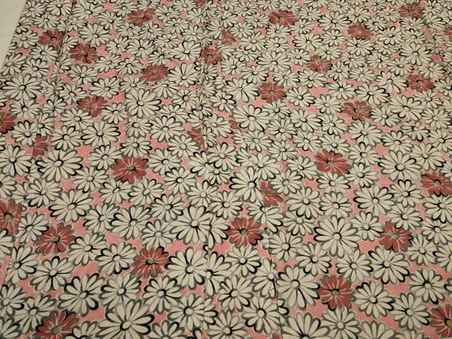 平和屋着物＃羽織　花づくし　正絹　逸品　CABK3300in