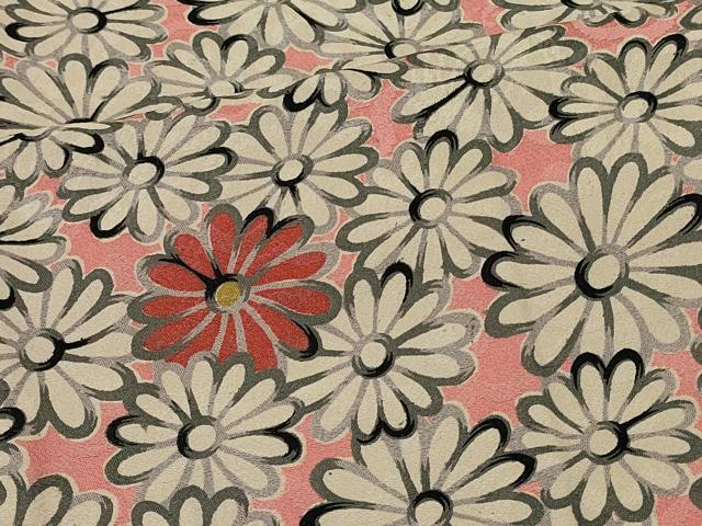 平和屋着物＃羽織　花づくし　正絹　逸品　CABK3300in