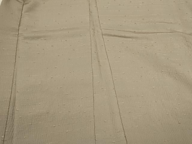 平和屋着物＃羽織　寿光織　横段地紋　反端付き　正絹　逸品　CABK3306in