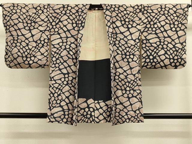 平和屋着物＃羽織 総絞り 石畳文 正絹 逸品 CABK3322in