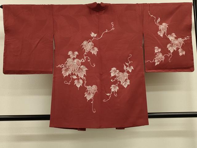 平和屋着物＃羽織 ろうけつ染め 蔦の葉文 正絹 逸品 未使用 CABK3330in