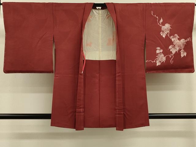 平和屋着物＃羽織 ろうけつ染め 蔦の葉文 正絹 逸品 未使用 CABK3330in