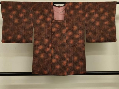 平和屋着物＃道行コート　草木文　暈し染め　正絹　逸品　CABK3333in