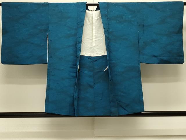 平和屋着物＃羽織 流水舟草花地紋 暈し染め 正絹 逸品 CABK3345in