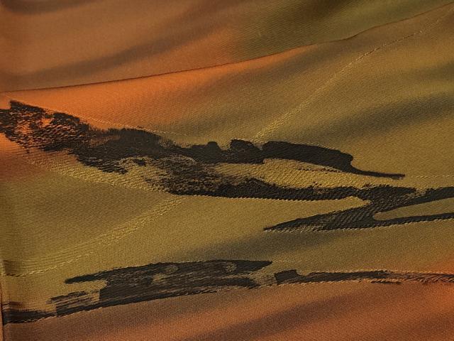 平和屋着物＃羽織 地紋起こし 霞文 暈し染め 正絹 逸品 CABK3352in
