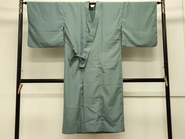 平和屋着物＃道中着　単衣　霞文　ロング丈　洗える着物　CABK3353in