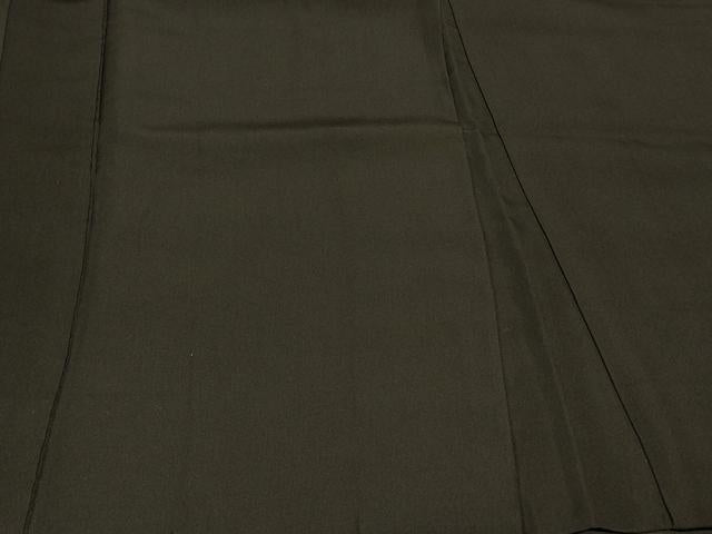 平和屋着物＃男性　羽織　黒紋付き　キングサイズ　正絹　逸品　CABK3358in