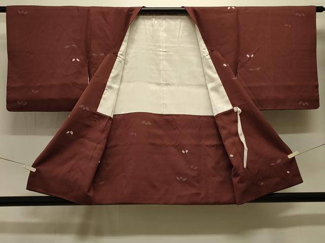 平和屋着物＃道行コート　絞り　舞花文　正絹　逸品　CABK3381in