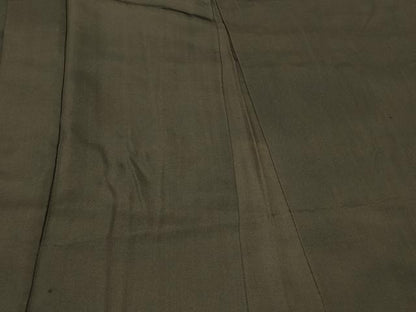 平和屋着物＃男性 長羽織 黒紋付き 正絹 逸品 CABK3402in