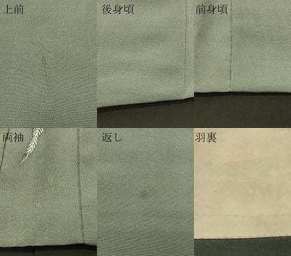 平和屋着物＃羽織 枝葉文 正絹 逸品 CABK3406in
