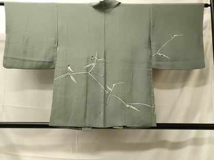 平和屋着物＃羽織 枝葉文 正絹 逸品 CABK3406in