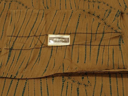 平和屋着物＃道行コート　竜巻絞り　反端付き　ロング丈　正絹　逸品　CABK3407in