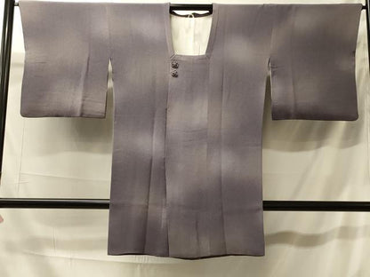 平和屋着物＃道行コート　霞文　暈し染め　鬼しぼ縮緬　ロング丈　正絹　逸品　CABK3415in