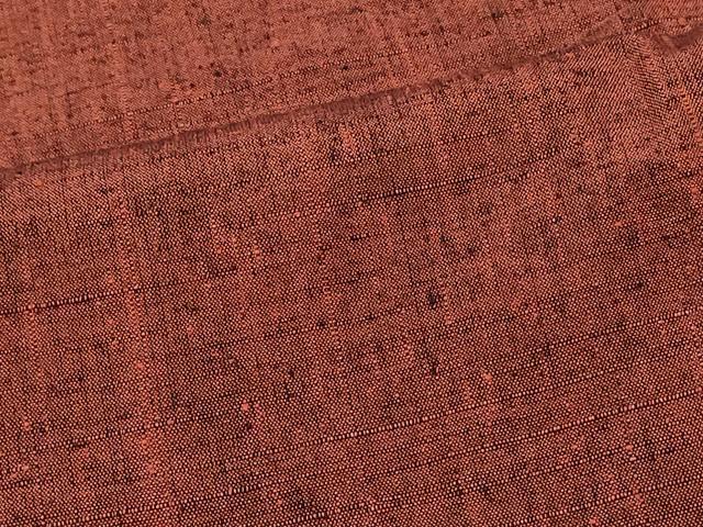 平和屋着物＃道中着　紬地　霞文　正絹　逸品　CABK3416in