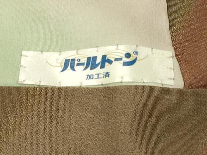 平和屋着物＃道中着　霞文　ロング丈　正絹　逸品　CABK3417in