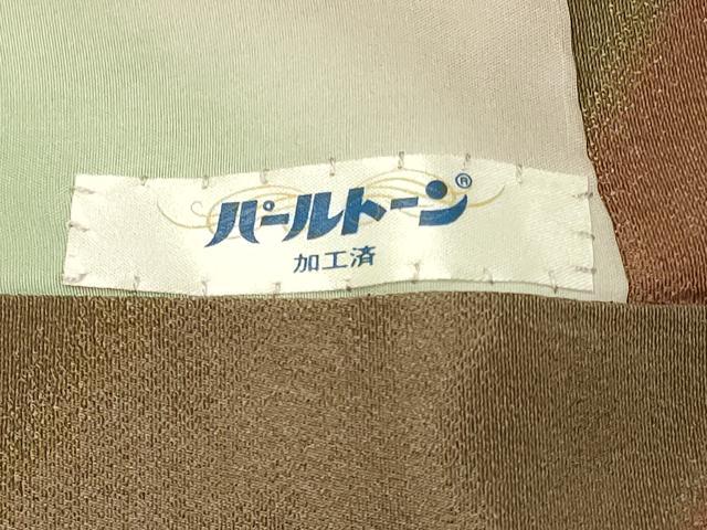 平和屋着物＃道中着　霞文　ロング丈　正絹　逸品　CABK3417in