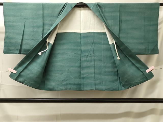 平和屋着物＃羽織 横段文 暈し染め 正絹 逸品 CABK3432in