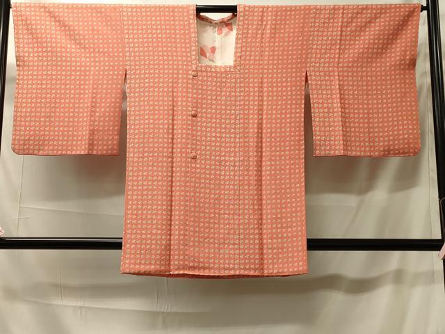 平和屋着物＃道行コート　三つ葉　正絹　逸品　CABK3437in