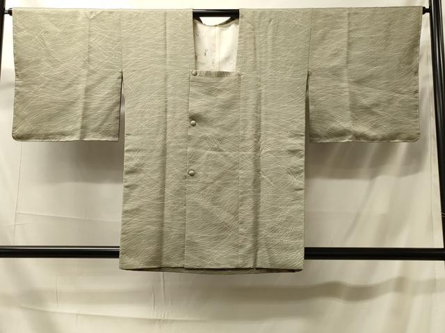 平和屋着物＃道行コート　芝草文　正絹　逸品　未使用　CABK3443in