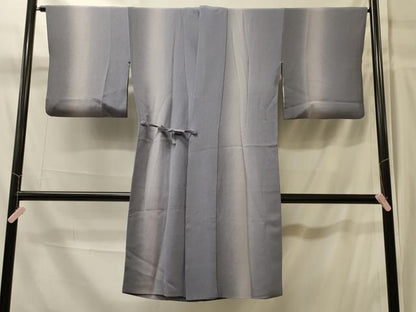 平和屋着物＃道中着　間道　暈し染め　鬼しぼ縮緬　ロング丈　正絹　逸品　CABK3444in