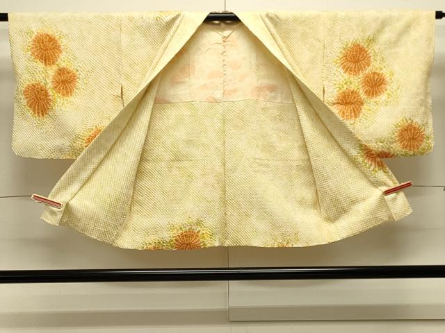 平和屋着物＃羽織 総絞り 舞花文 暈し染め 正絹 逸品 CABK3452in