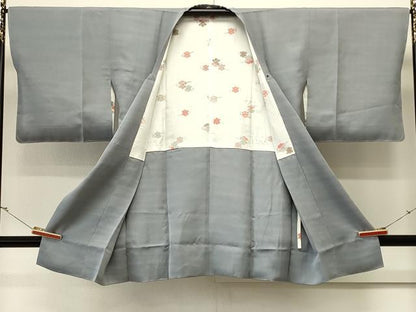 平和屋着物＃道行コート　霞文　暈し染め　ロング丈　正絹　逸品　未使用　CABK3463in