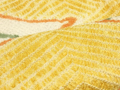 平和屋着物＃羽織 総絞り 幾何学文様 正絹 逸品 CABK3469in