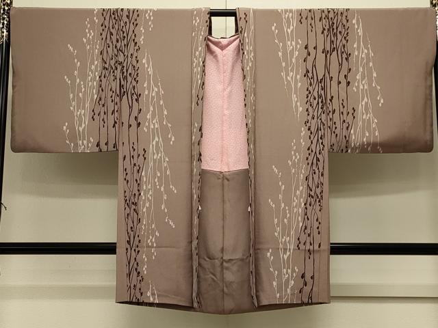 平和屋着物＃羽織　枝蕾　正絹　逸品　CABK3475in