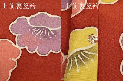 平和屋着物＃道行コート　舞花文　暈し染め　正絹　逸品　未使用　CABK3476in