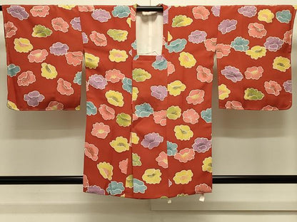 平和屋着物＃道行コート　舞花文　暈し染め　正絹　逸品　未使用　CABK3476in