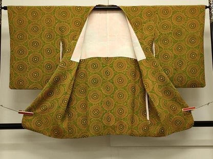 平和屋着物＃道行コート　丸文　正絹　逸品　CABK3483in