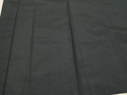 平和屋着物＃男性　本場大島紬　長羽織　格子　正絹　逸品　CABK3487in