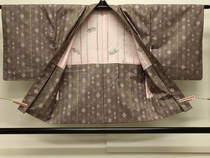 平和屋着物＃本場大島紬　羽織　花間道　正絹　逸品　未使用　CABK3488in