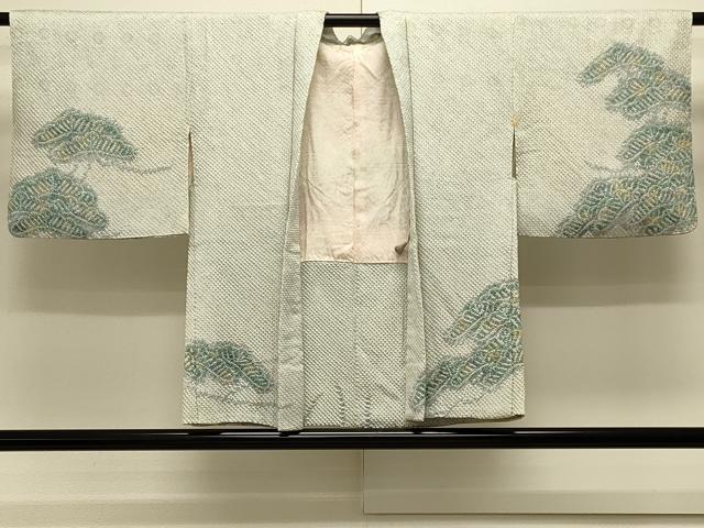 平和屋着物＃羽織 総絞り 枝松文 正絹 逸品 CABK3506in