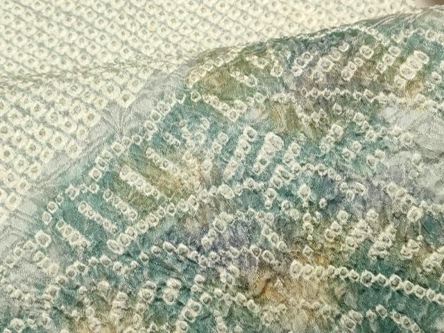 平和屋着物＃羽織 総絞り 枝松文 正絹 逸品 CABK3506in