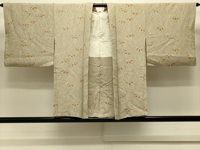 平和屋着物＃羽織 絞り 笹文 正絹 逸品 CABK3511in