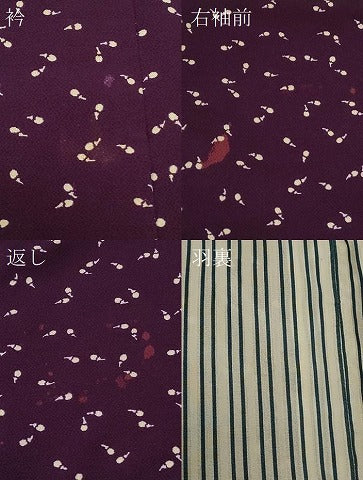 平和屋着物＃道中着　成り物　鬼しぼ縮緬　正絹　逸品　CABK3517in