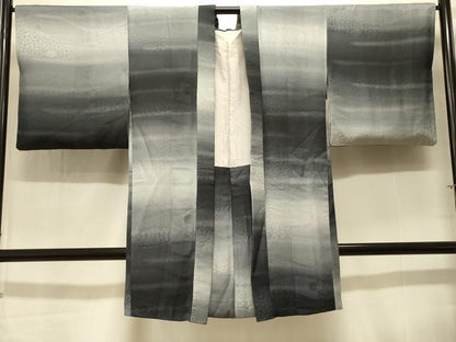 平和屋着物＃長羽織 霞文 暈し染め 正絹 逸品 CABK3525in