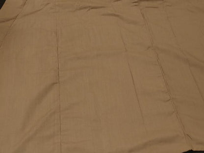 平和屋着物＃男性　和装コート　色無地　肥後煤竹色　ロング丈　CABK3532in