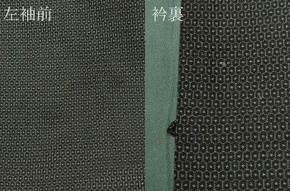 平和屋着物＃男性　本場大島紬　長羽織　100亀甲　総詰め　羽裏：虎　正絹　逸品　CABK3568in