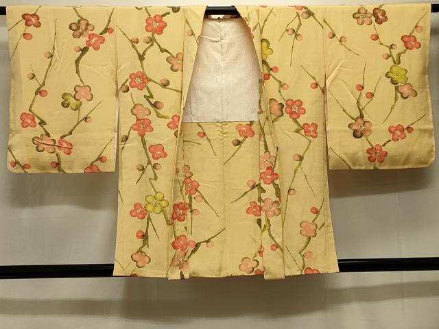 平和屋着物＃羽織 枝梅文 正絹 逸品 未使用 CABK3575in