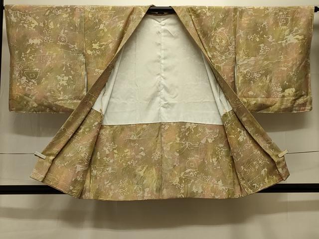 平和屋着物＃羽織　風景文　暈し染め　正絹　逸品　未使用　CABK3590in