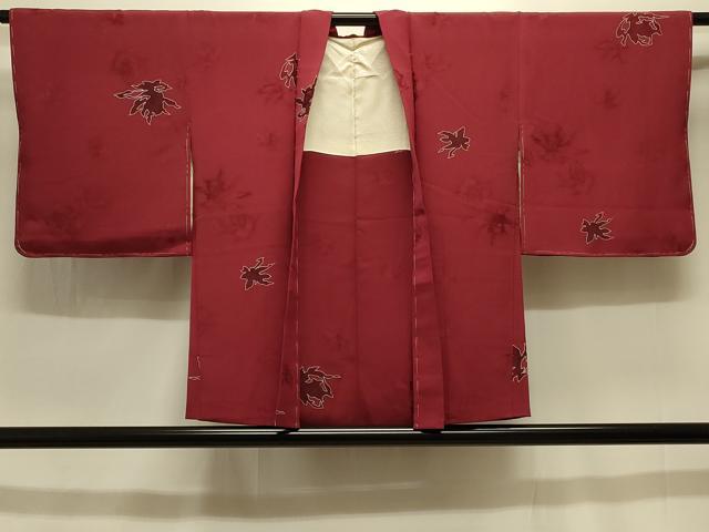 平和屋着物＃羽織　地紋起こし　舞花文　正絹　逸品　未使用　CABK3593in
