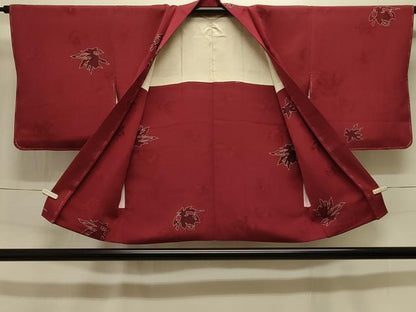 平和屋着物＃羽織　地紋起こし　舞花文　正絹　逸品　未使用　CABK3593in
