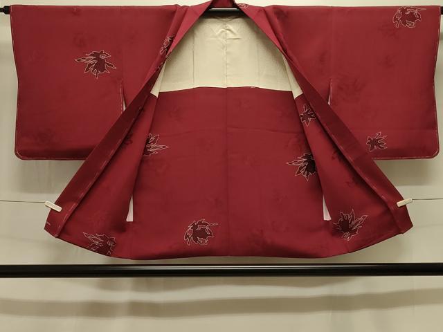 平和屋着物＃羽織　地紋起こし　舞花文　正絹　逸品　未使用　CABK3593in
